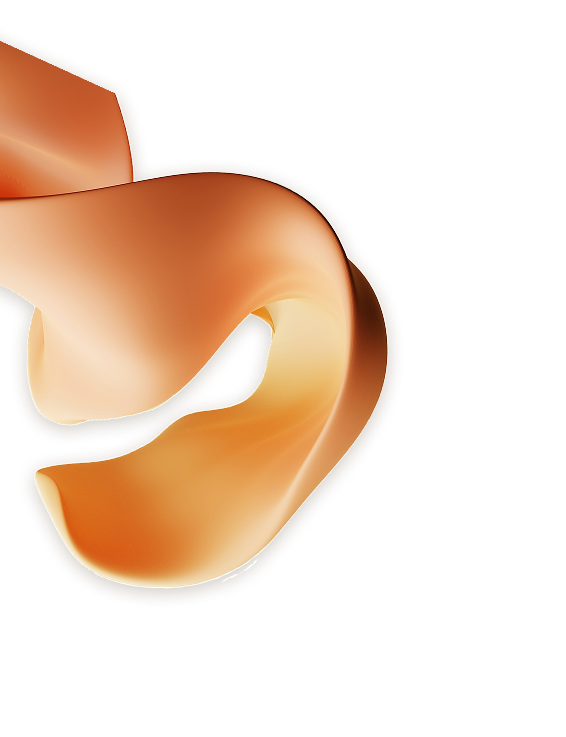 abstract large orange swirl