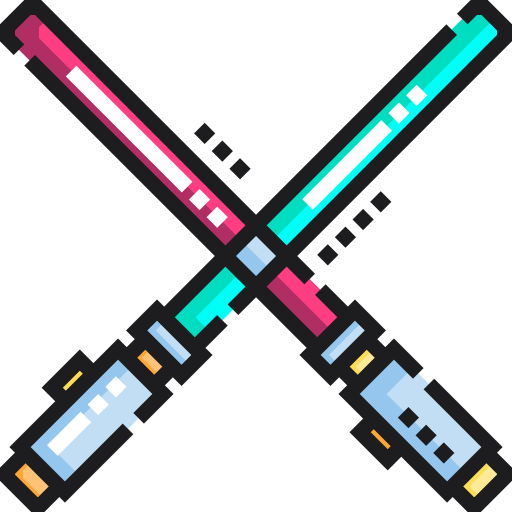 red and green light sticks